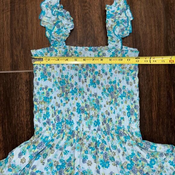 Aerie Flirty Shoulder Summer Mini Dress sz M - Picture 3 of 15
